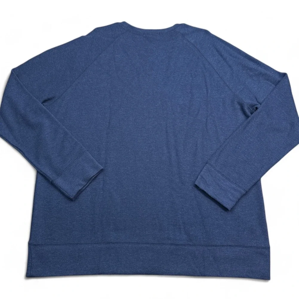 Banana Republic Knit Tee Shirt Mens Size 2XL XXL Navy Blue Crew Neck Pullover